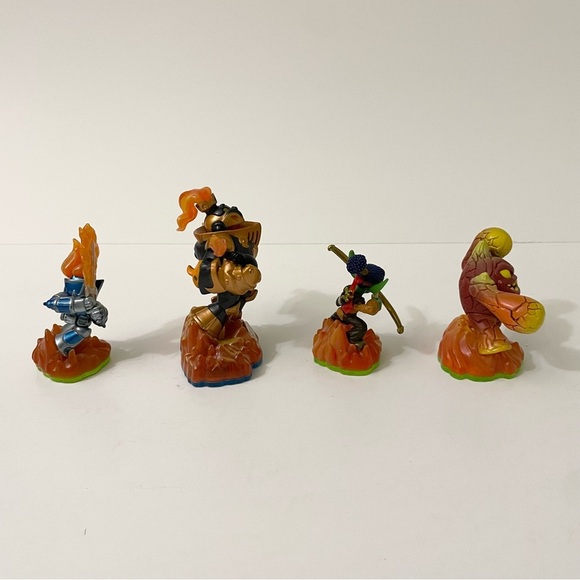 Lot of 4 Skylanders Ignitor Hot Head Flameslinger Eruptor Toys - Picture 13 of 16